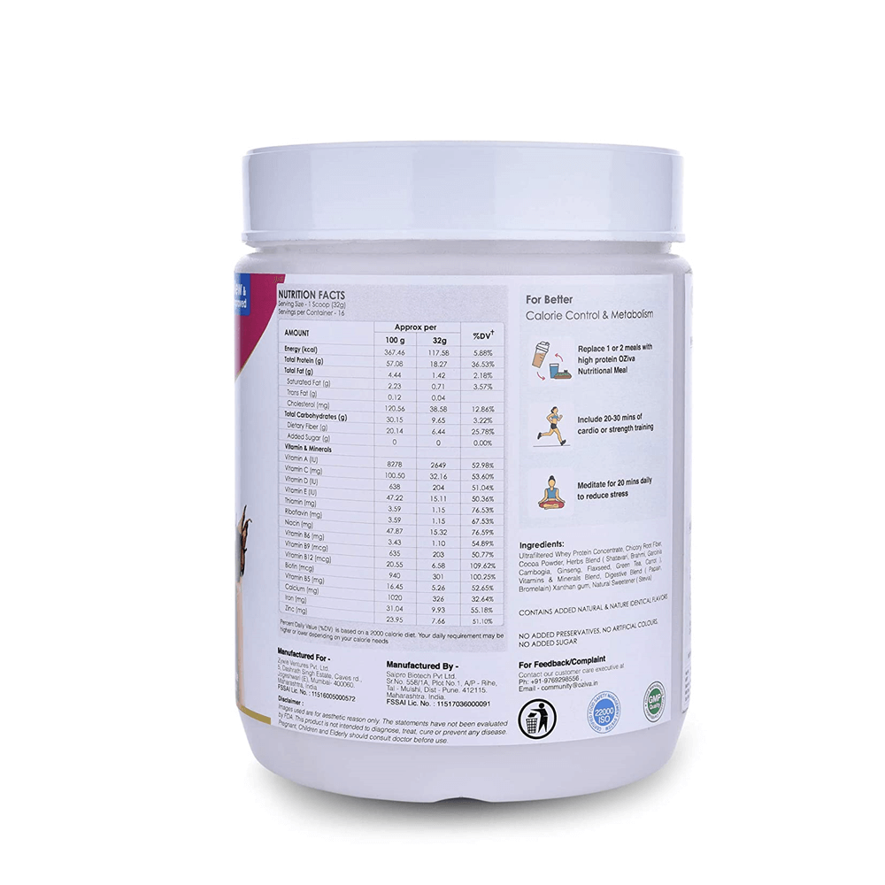 OZiva Nutritional Meal For Women | Grocsy