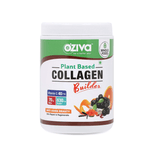 OZiva Vegan Collagen Builder with Biotin & Vitamin C For Brighter & Youthful Skin | Collagen Supplement For Women & Men | Plant Based Collagen Powder | Grocsy