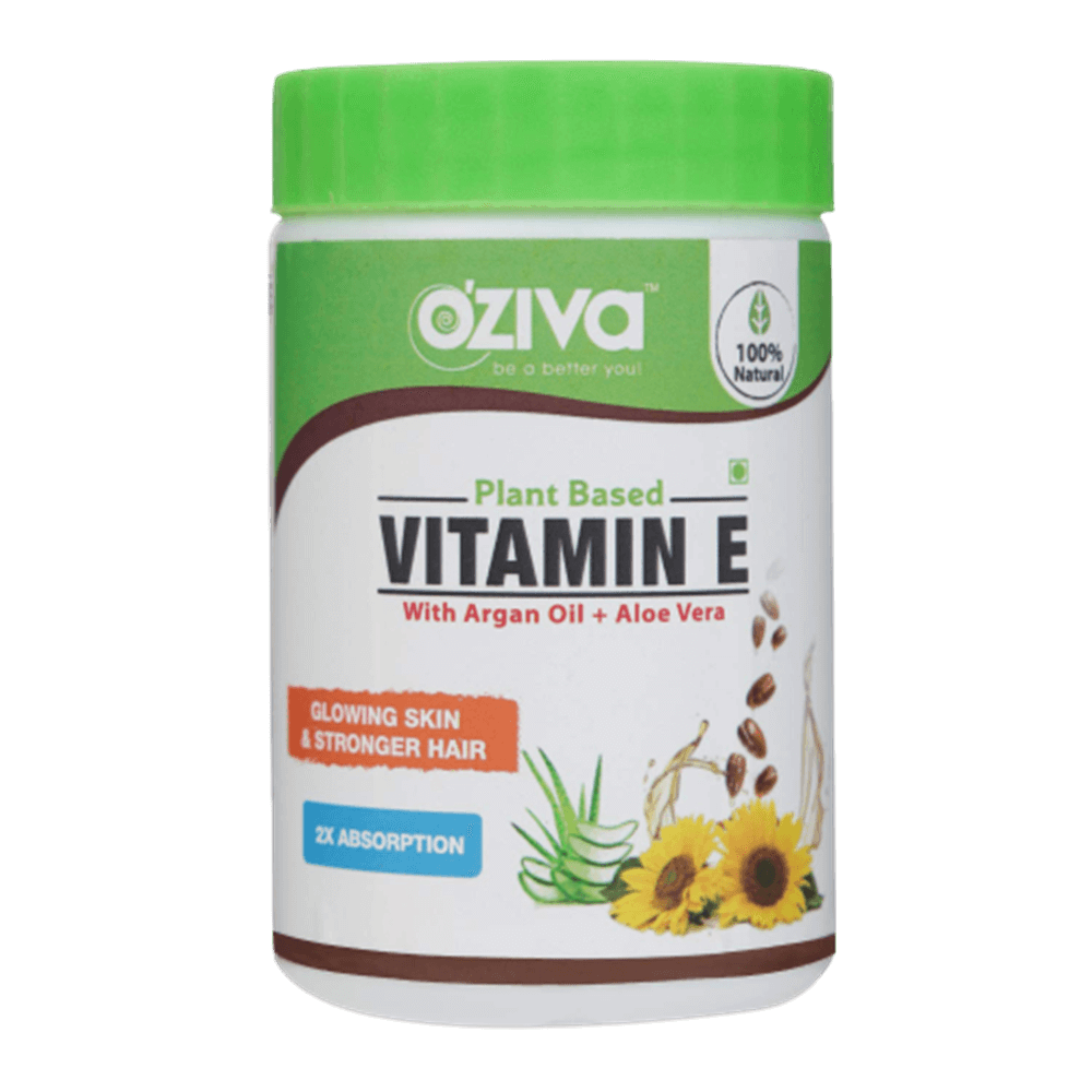 OZiva Plant Based Natural Vitamin E (With Argan oil + Aloe vera) | Grocsy