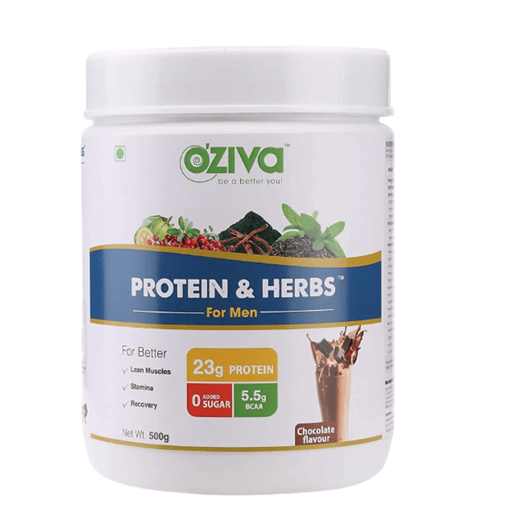 OZiva Protein & Herbs for Men | Grocsy