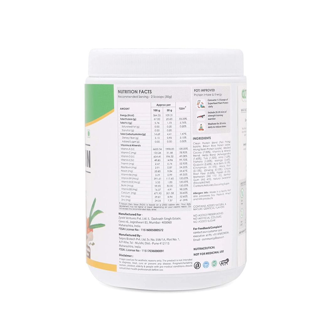 OZiva Superfood Plant Protein | Grocsy