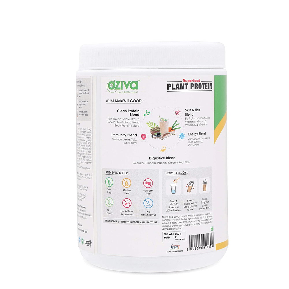 OZiva Superfood Plant Protein | Grocsy