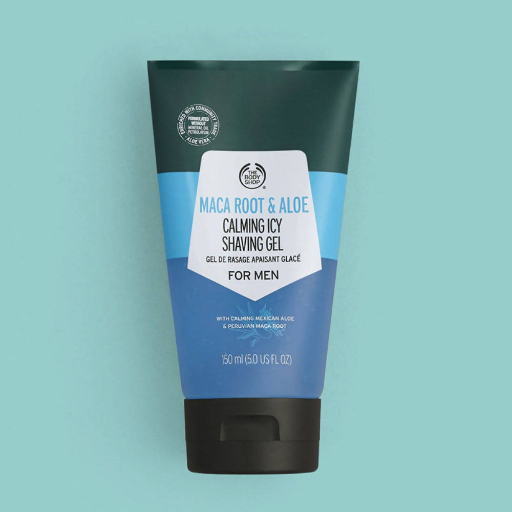 The Body Shop Maca Root & Aloe Calming Icy Shaving Gel | Grocsy