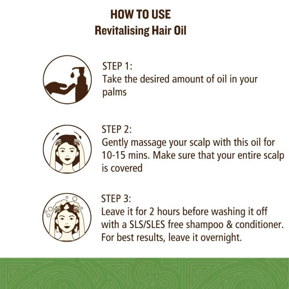 Soultree Revitalising Hair Oil with Aamla & Brahmi | Grocsy