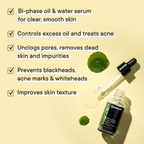 Quench Pore Control Serum with Cica & Korean Ginseng Controls Excess Oil & Acne | Grocsy