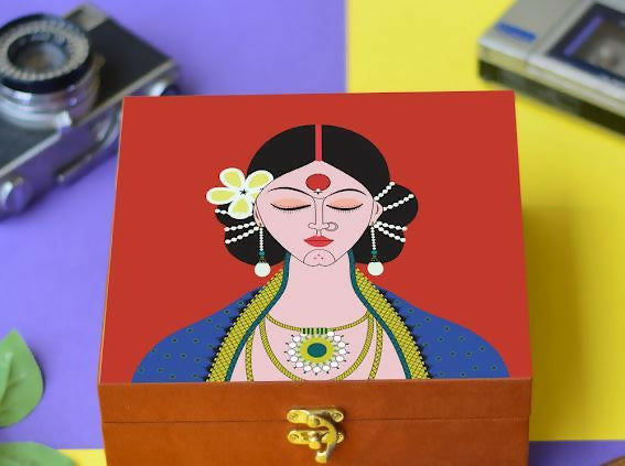 Collectibles India Wood Gift Box | Grocsy