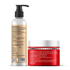 Botanic Hearth Oat & Niacinamide Bodywash & Hibiscus Scrub Combo | Grocsy