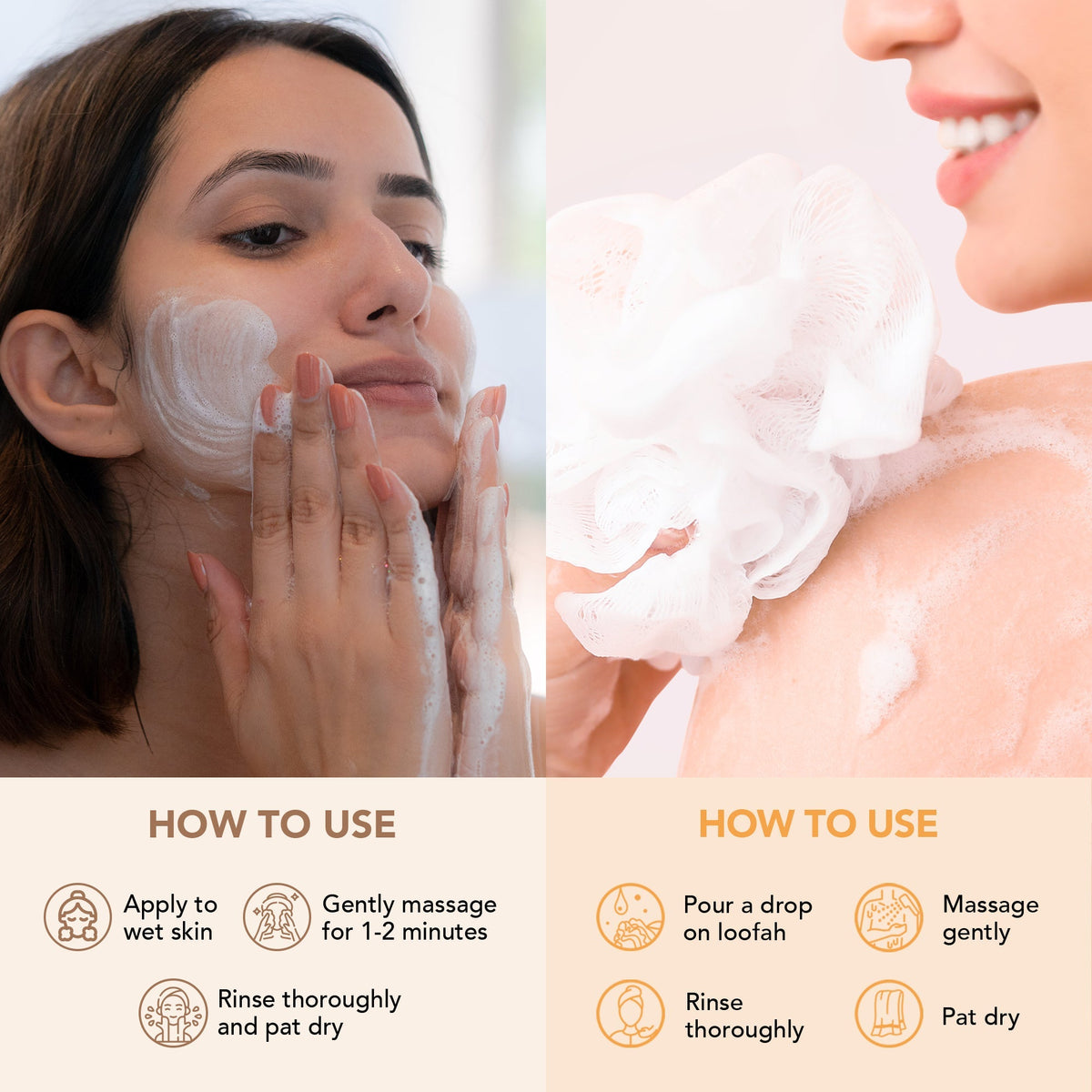 Botanic Hearth Oat & Niacinamide Bodywash - Facewash | Grocsy