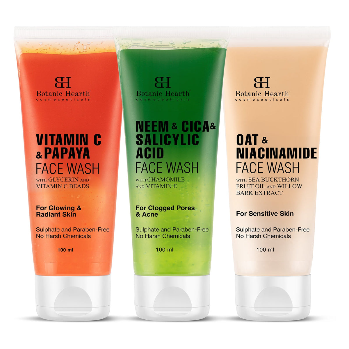 Botanic Hearth Papaya & Vitamin C Face Wash | Grocsy