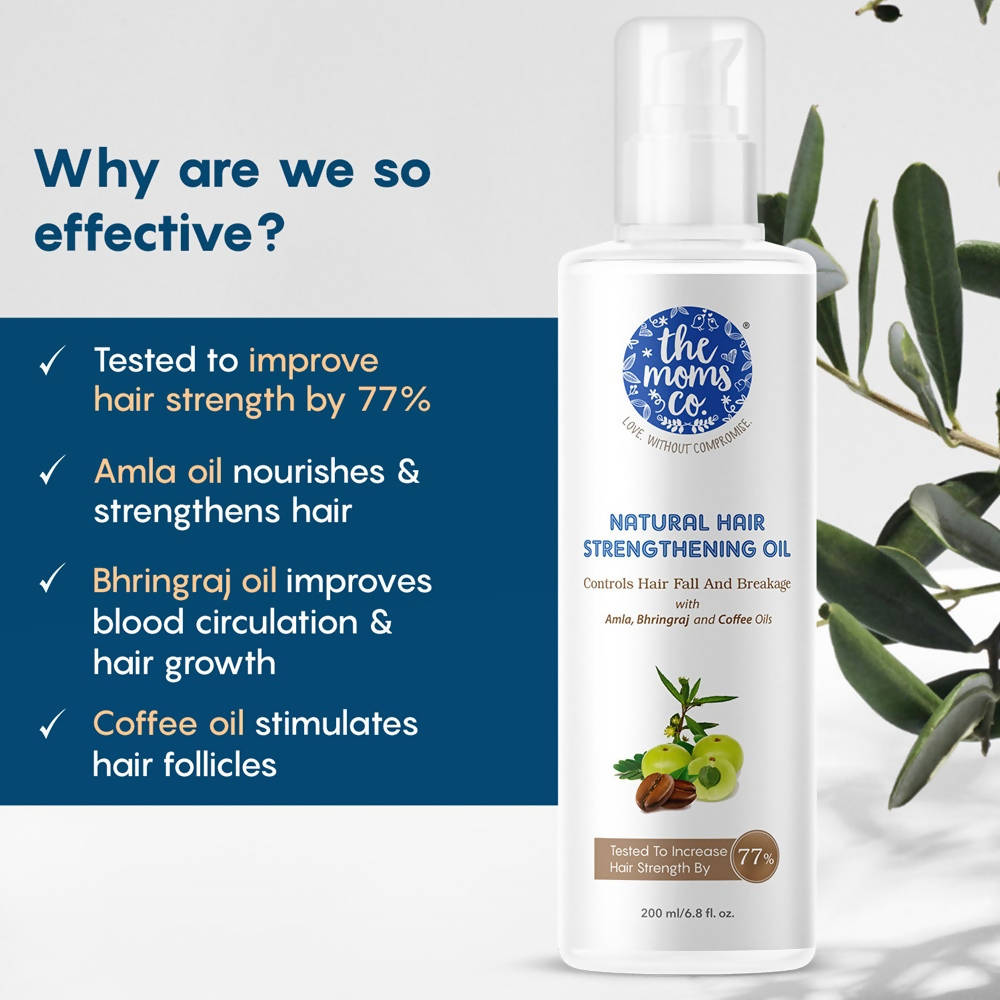 The Moms Co Natural Hair Strengthening Oil | Grocsy