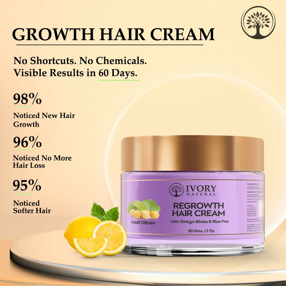 Ivory Natural Hair Growth Cream For Stronger, Healthier Hair | Grocsy