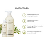 La'dor Triple Natural Shampoo - Hypoallergenic, Vegan, Mild Formula for Sensitive Scalp & Dry Hair | Grocsy