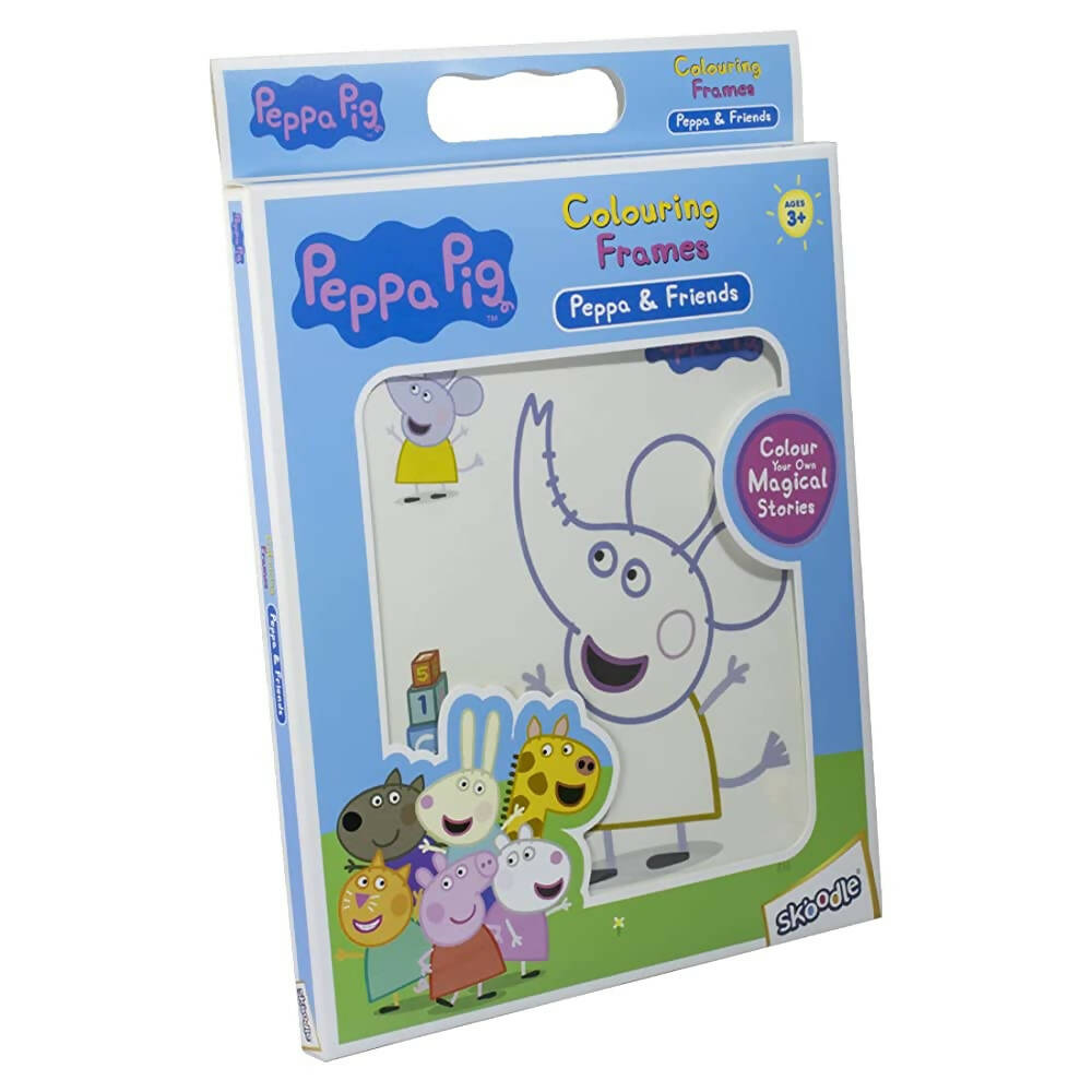 Skoodle Peppa & Friends Coloring Frames | Grocsy