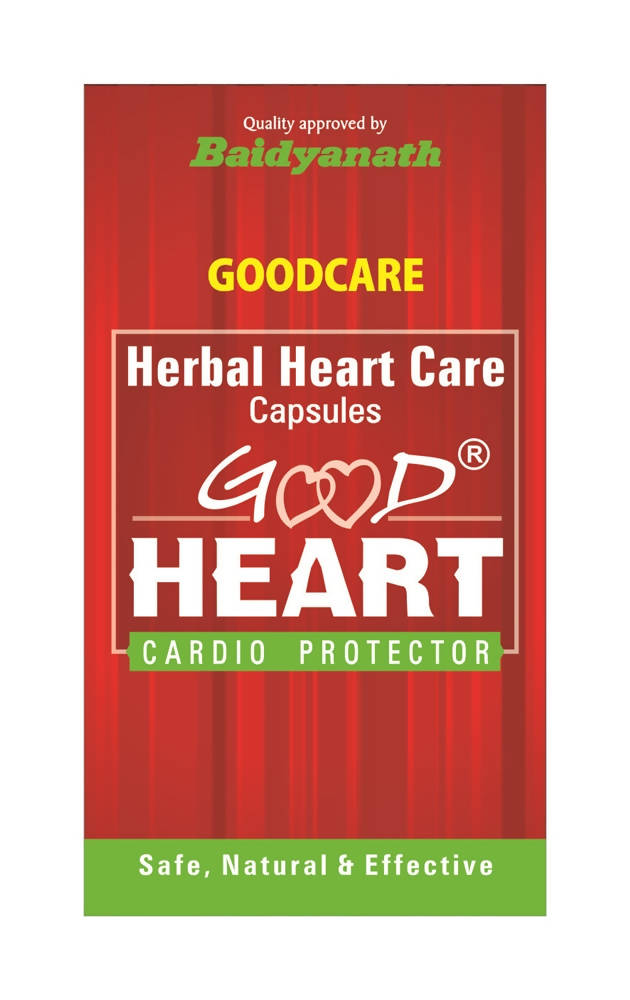 Goodcare Herbal Heart Care Good Heart Cardio Protector Capsules | Grocsy
