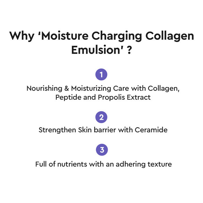 Dewytree Moisture Charging Collagen Anti-Ageing Korean Emulsion | Grocsy