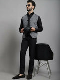 Even Apparels Solid Waistcoat - Blue | Grocsy