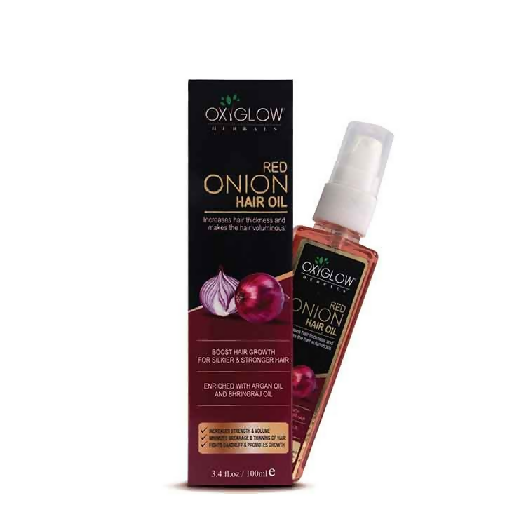 Oxyglow Herbals Red Onion Hair Oil | Grocsy