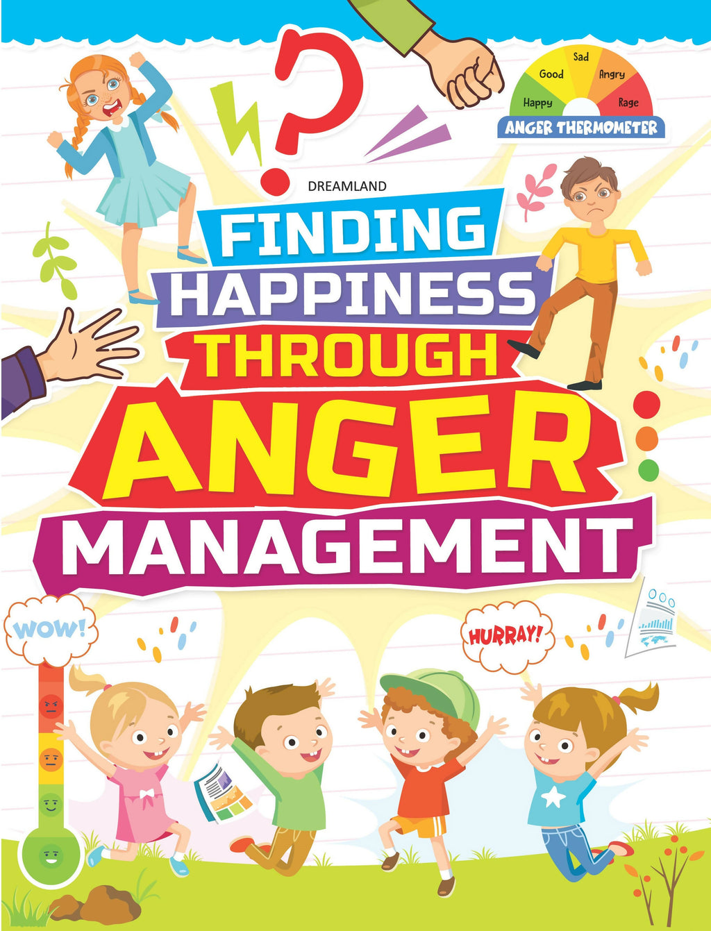 Dreamland Anger Management - Finding Happiness Series : Children Interactive & Activity Book | Grocsy