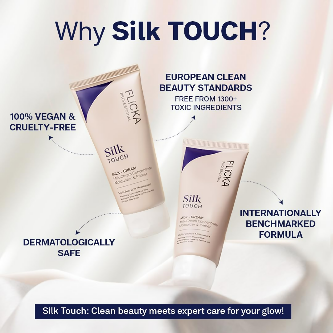Flicka Silk Touch 3 In 1 Moisturizer And Primer For Face | Grocsy