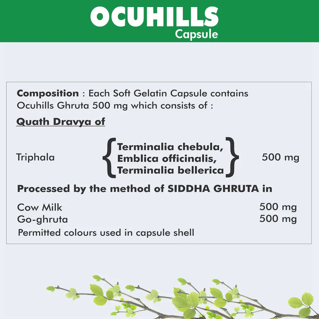 Herbal Hills Ayurveda Ocuhills Capsules | Grocsy
