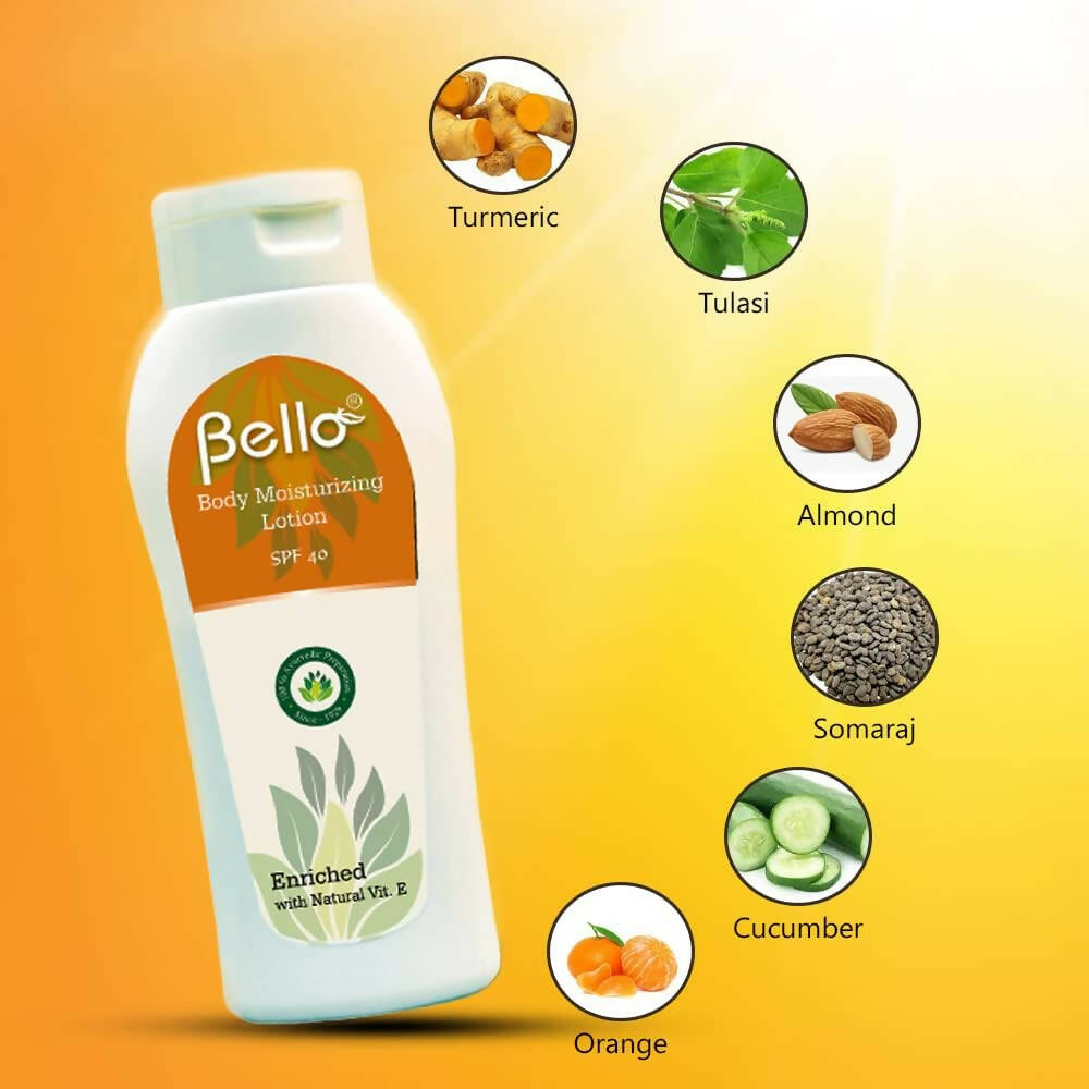 Bello Herbals Body Moisturizing Lotion with SPF40 | Grocsy