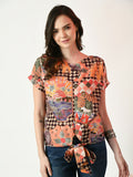 Myshka Women's Multi Printed Top | Grocsy