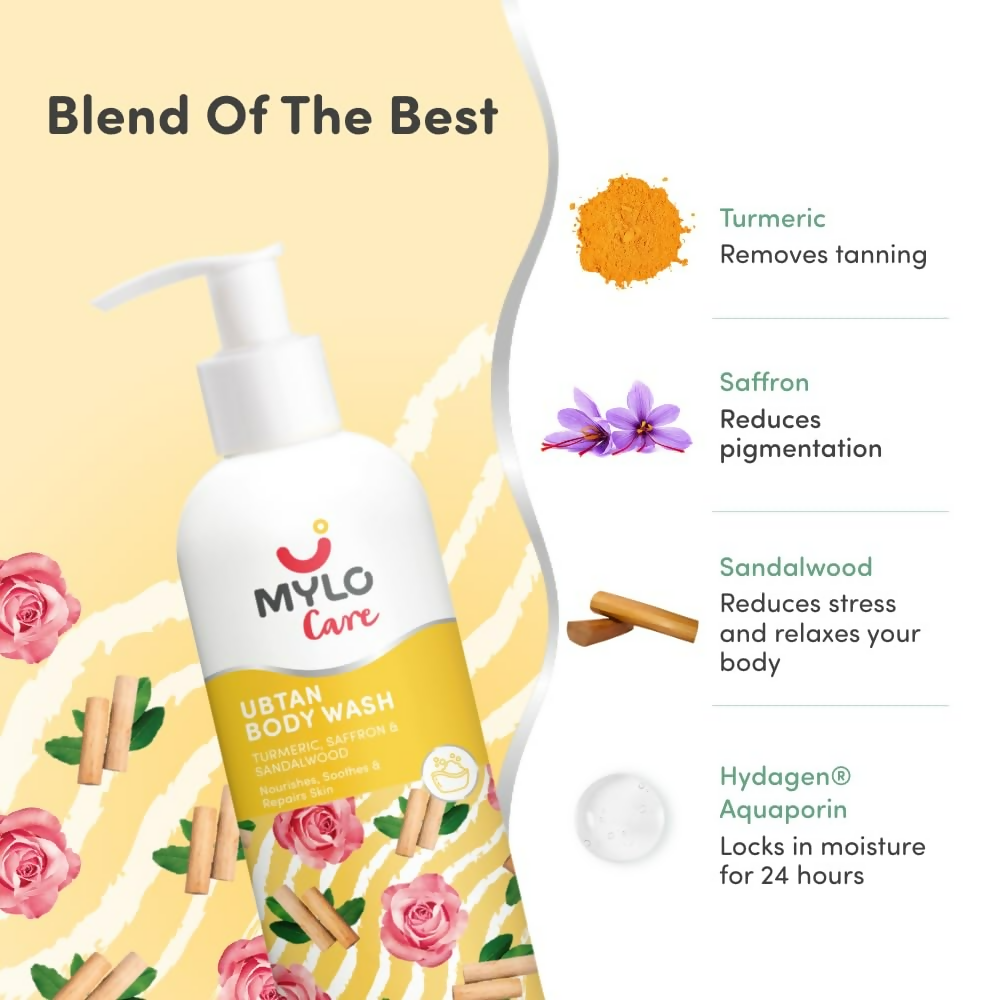 Mylo Care Ubtan Body Wash | Grocsy