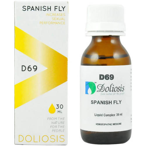 Doliosis Homeopathy D69 Spanish Fly Drops | Grocsy
