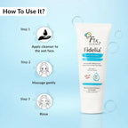 Fixderma Fidelia Gentle Skin Cleanser For Dry & Sensitive Skin | Grocsy