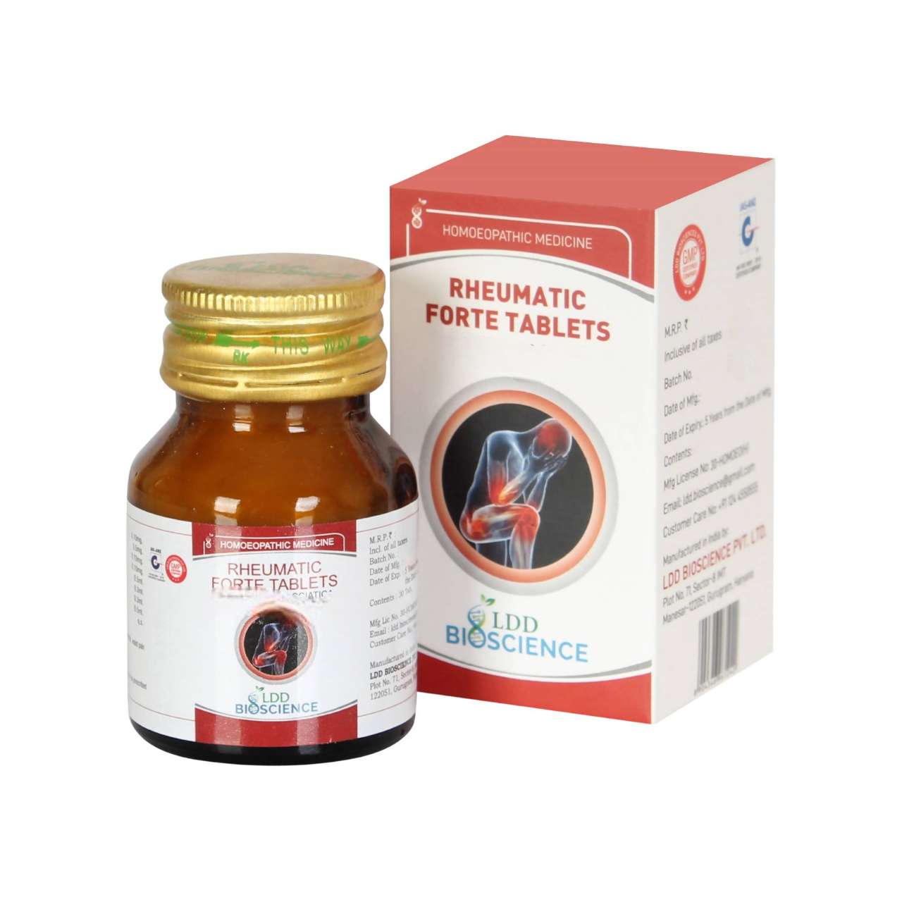 LDD Bioscience Homeopathy Rheumatic Forte Tablets | Grocsy