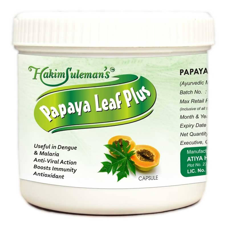 Hakim Suleman's Papaya Leaf Plus Capsules | Grocsy