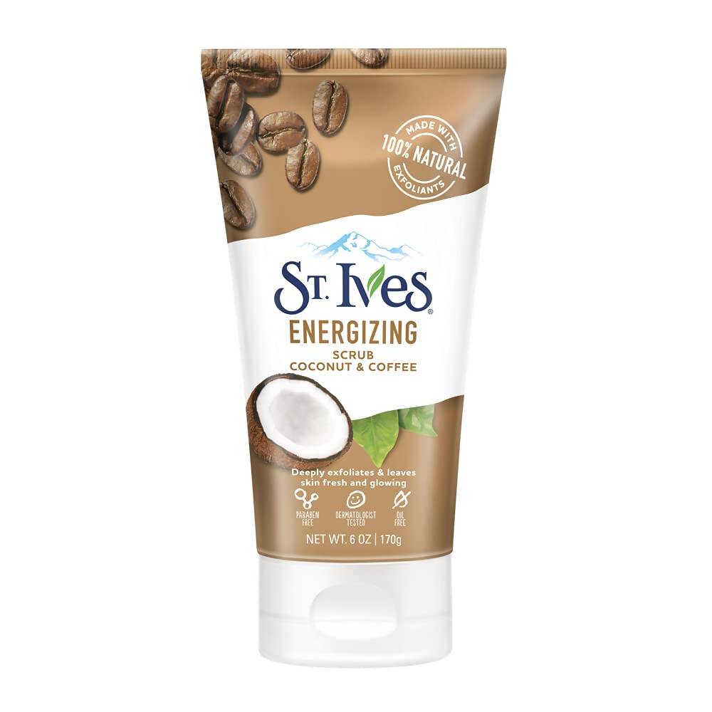St. Ives Energizing Coconut & Coffee Scrub | Grocsy