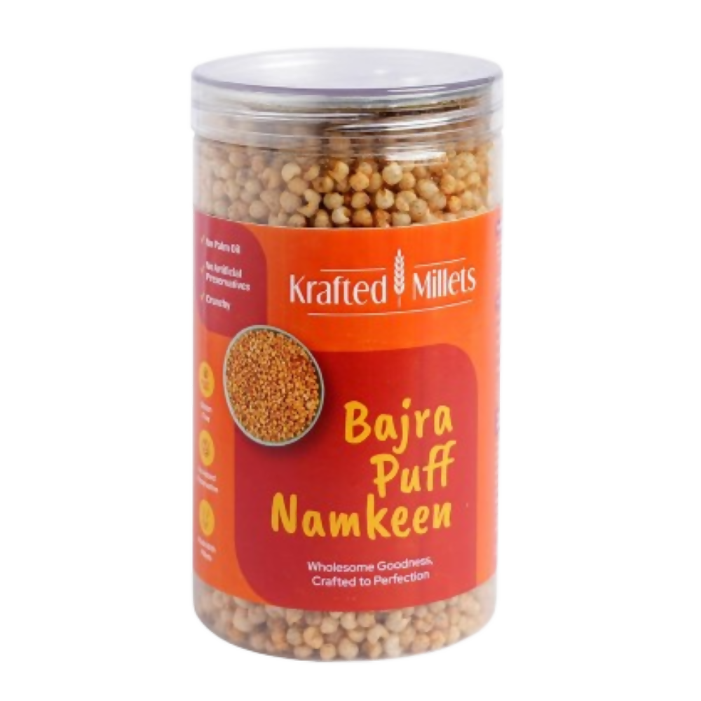 Krafted Millets Bajra Puff Namkeen | Grocsy