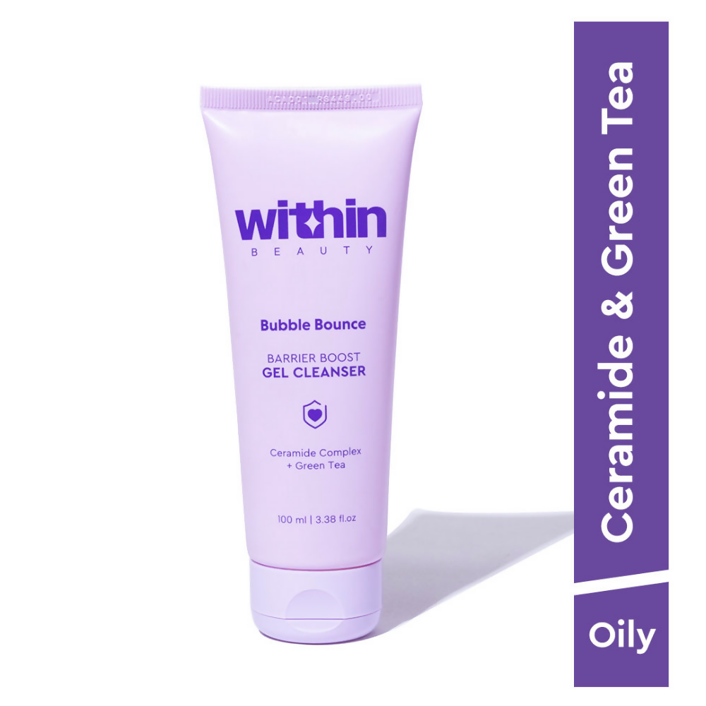 Within Beauty Bubble Bounce Barrier Boost Gel Face Cleanser | Grocsy