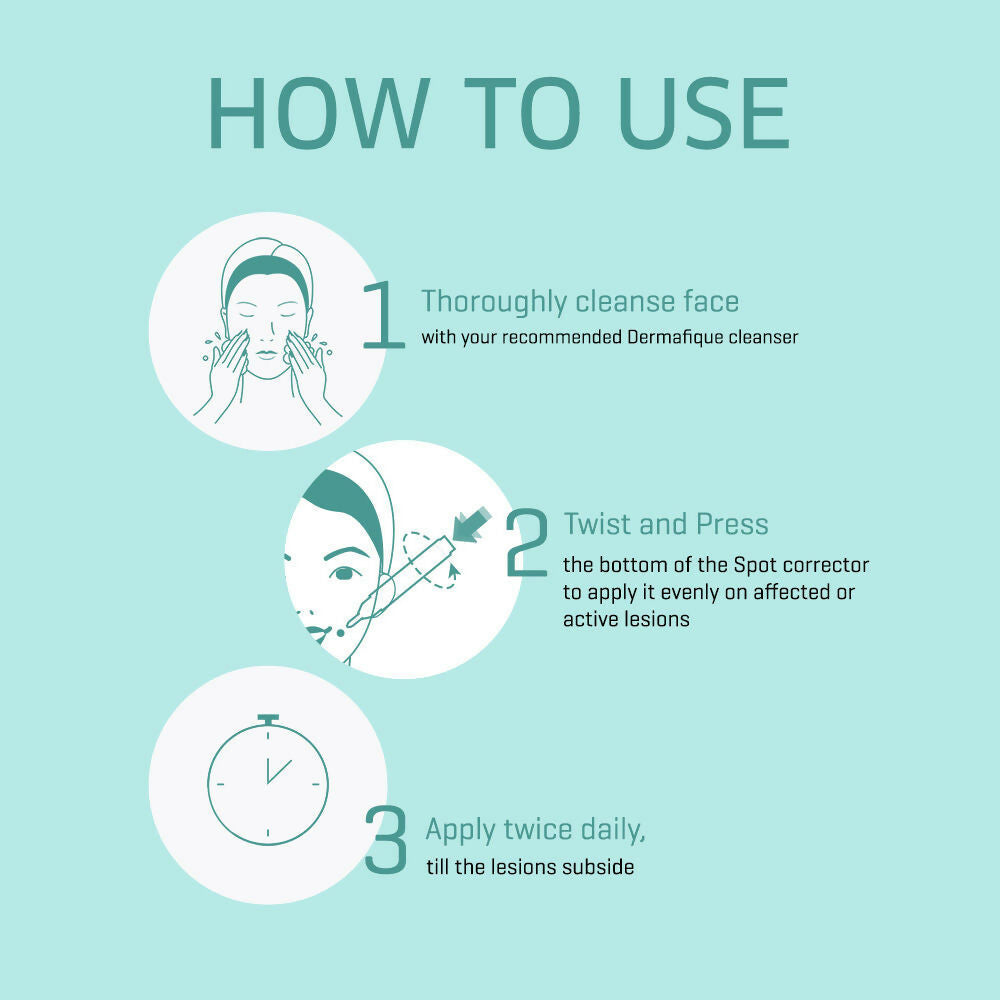 Dermafique Acne Avert Spot Corrector Face Serum | Grocsy