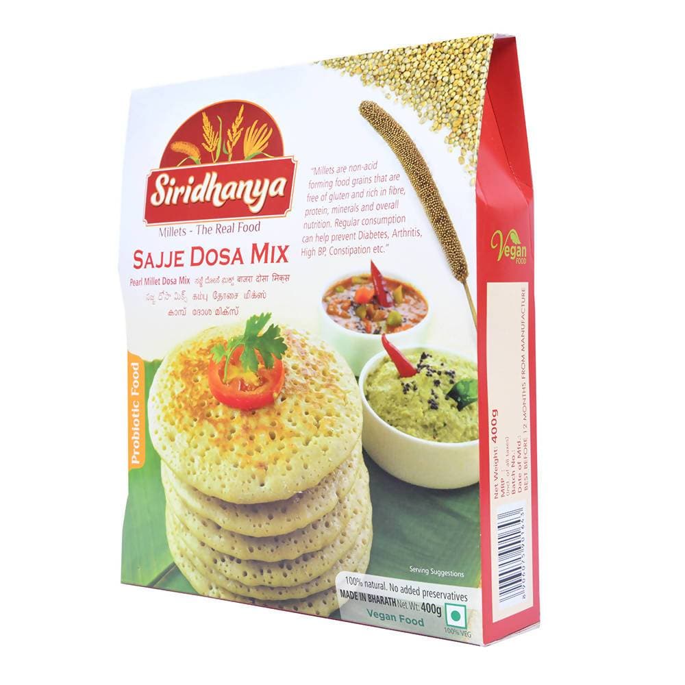Siridhanya Pearl Millet/Sajje Dosa Mix | Grocsy