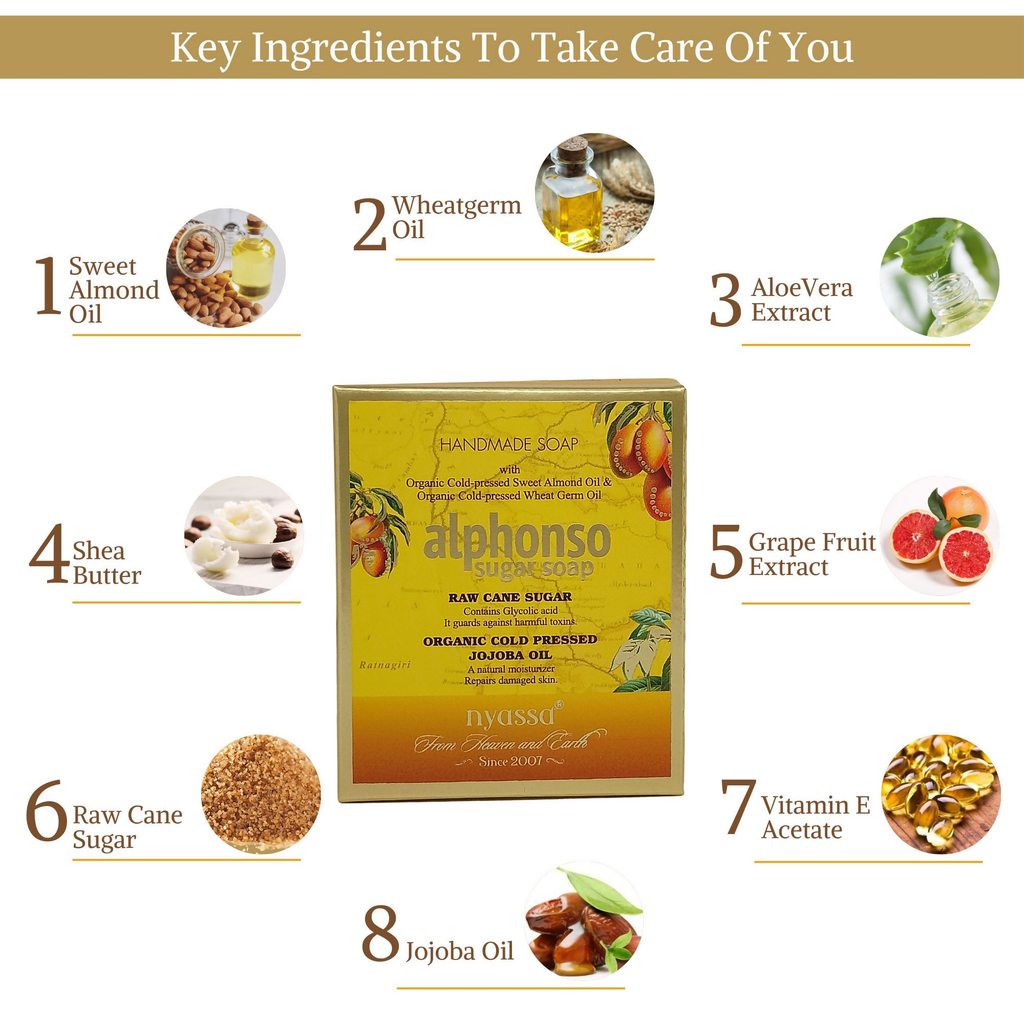 Nyassa Alphonso Sugar Soap | Grocsy