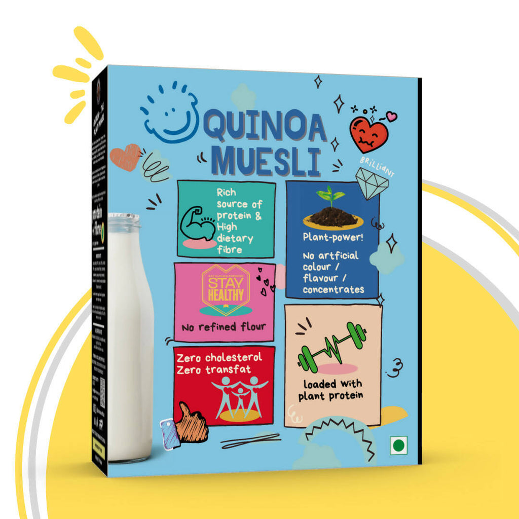 Born Reborn Quinoa Muesli with Honey Fruits and Nuts | Grocsy
