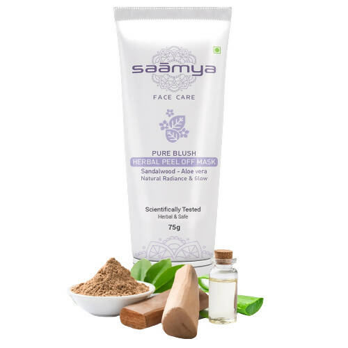 Saamya Pure Blush Herbal Peel Off Mask | Grocsy