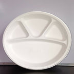 Disposable 4 compartment Plates | Grocsy