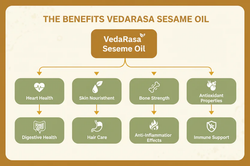 VedaRasa Sesame Oil | Grocsy