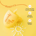 Moody Vitamin C Hydrating Fluid Sunscreen with SPF 50 PA+++ | Grocsy