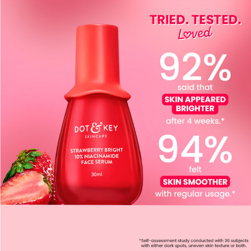 Dot & Key Strawberry Bright 10% Niacinamide Face Serum | Grocsy