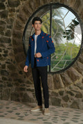 Torque Teal Blue Shacket by Hilo Design | Grocsy