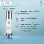Lambre Ultra Hyaluronic Line Night Cream Wrinkle Filler | Grocsy
