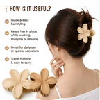 Bronson Professional Hair Claw Clips Medium Matte Flower Hair Clutcher | Grocsy