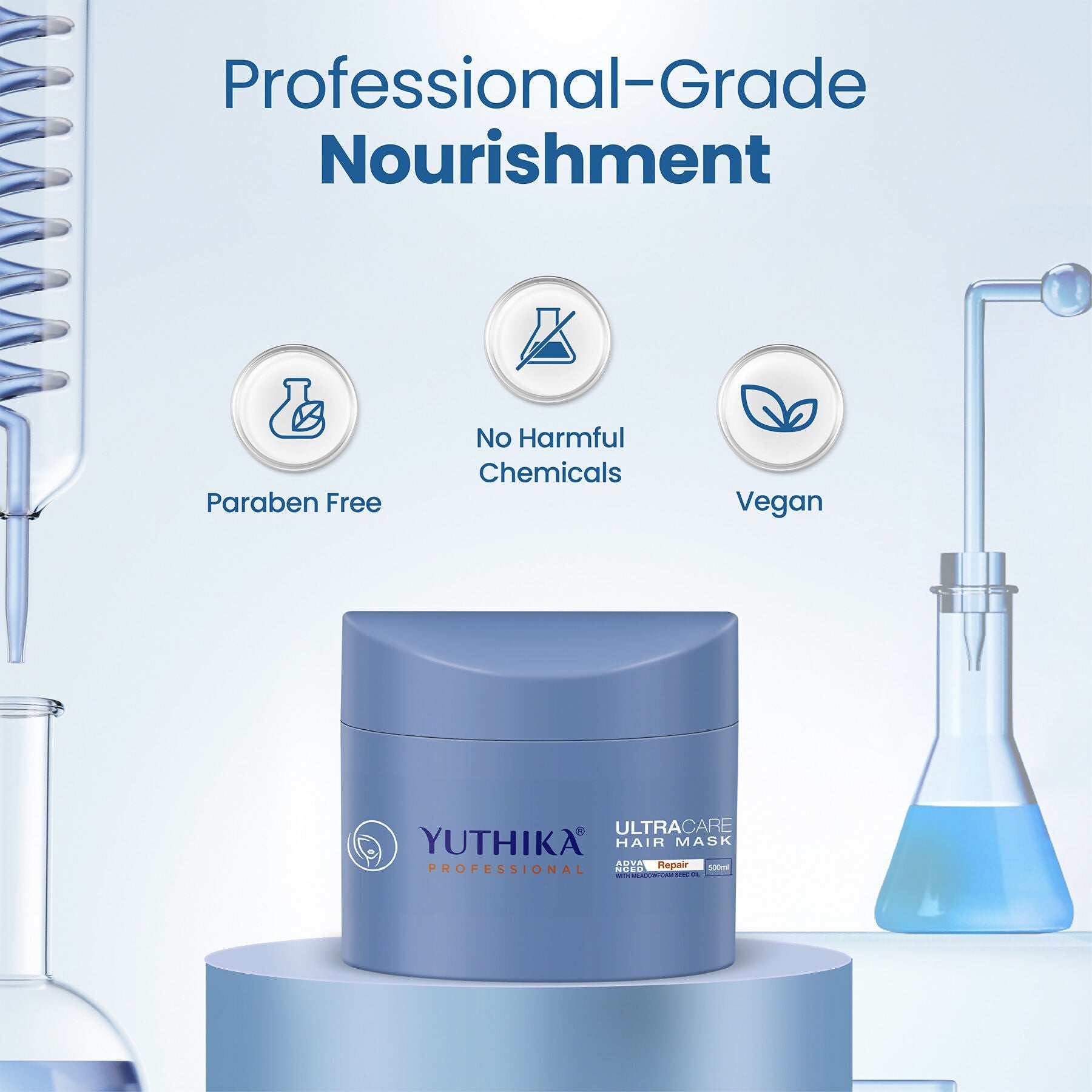 Yuthika Hair Mask For Dry, Frizzy & Damaged Hair|Premium Hair Mask For Women & Men | Grocsy