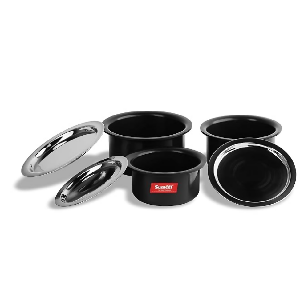Sumeet Aluminium Cookware Set With Lid | Grocsy