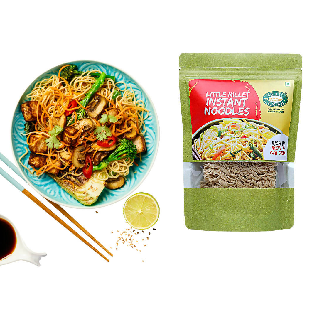 Millet Amma Little Millet Instant Noodles | Grocsy