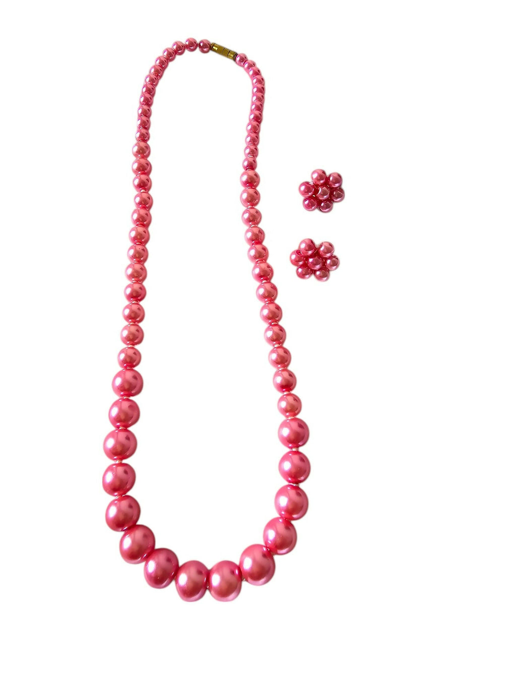 Inhanns Spectrum Everyday Pearl Sets - Single Strand - Pink | Grocsy